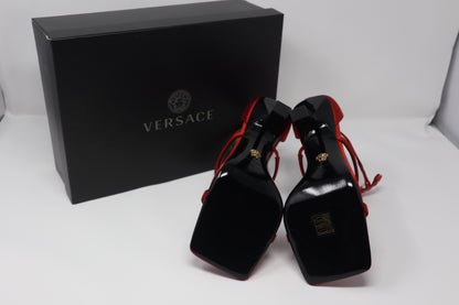 Versace 3 Strap Satin Sandals