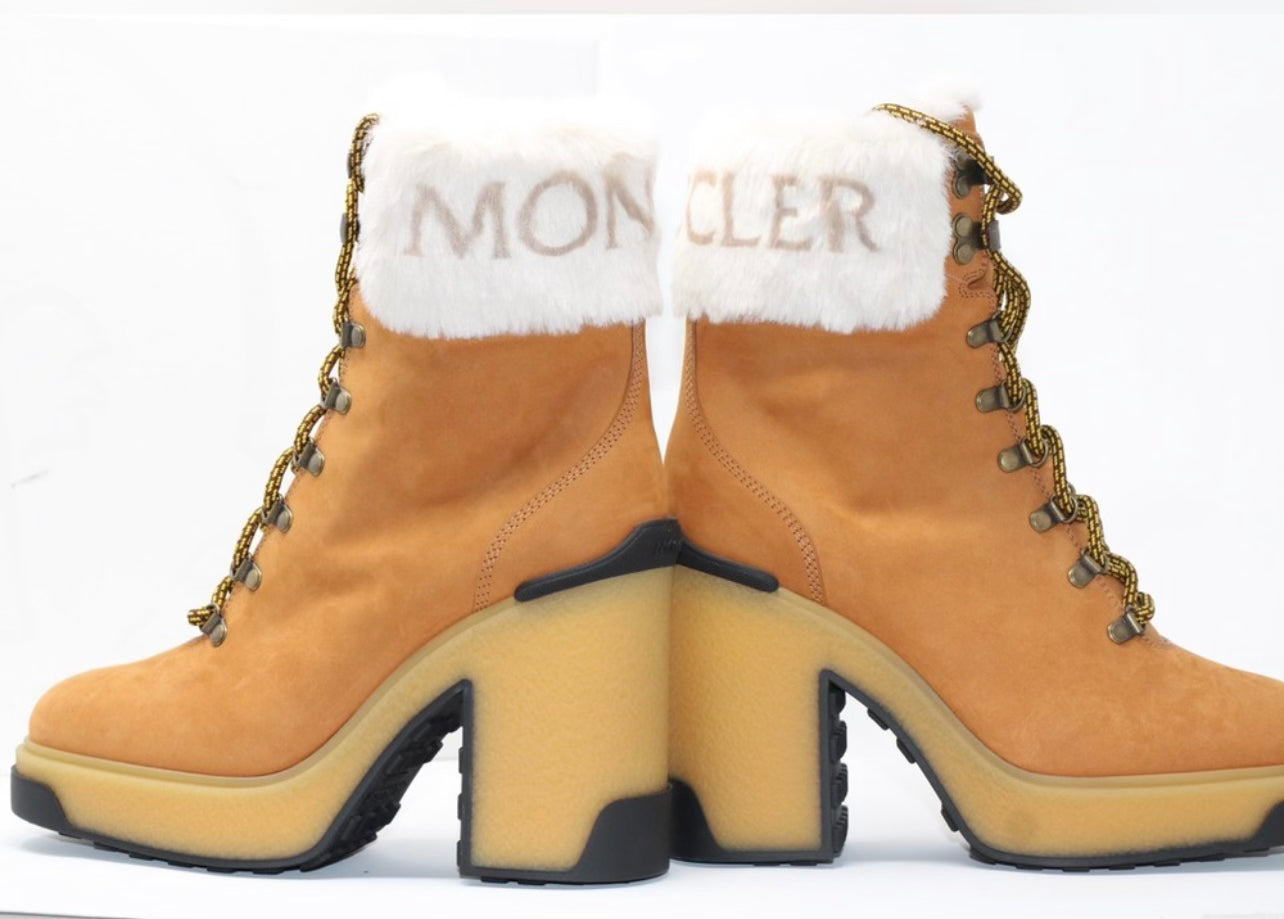 Moncler Claudia Ankle Boots Brown